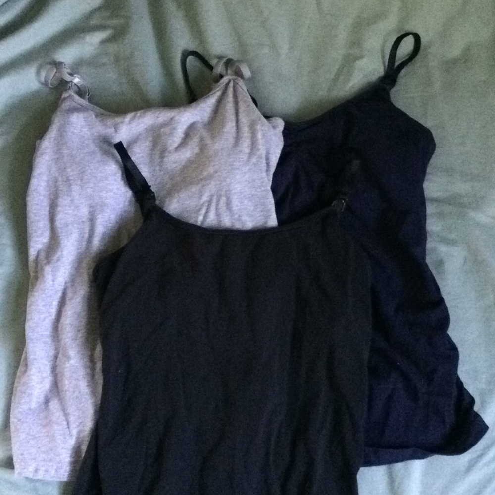 Motherhood maternity nursing tank tops